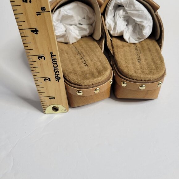 KELSI DAGGER Leather Hobby Studded Clogs Women Size 5.5 - Picture 12 of 14